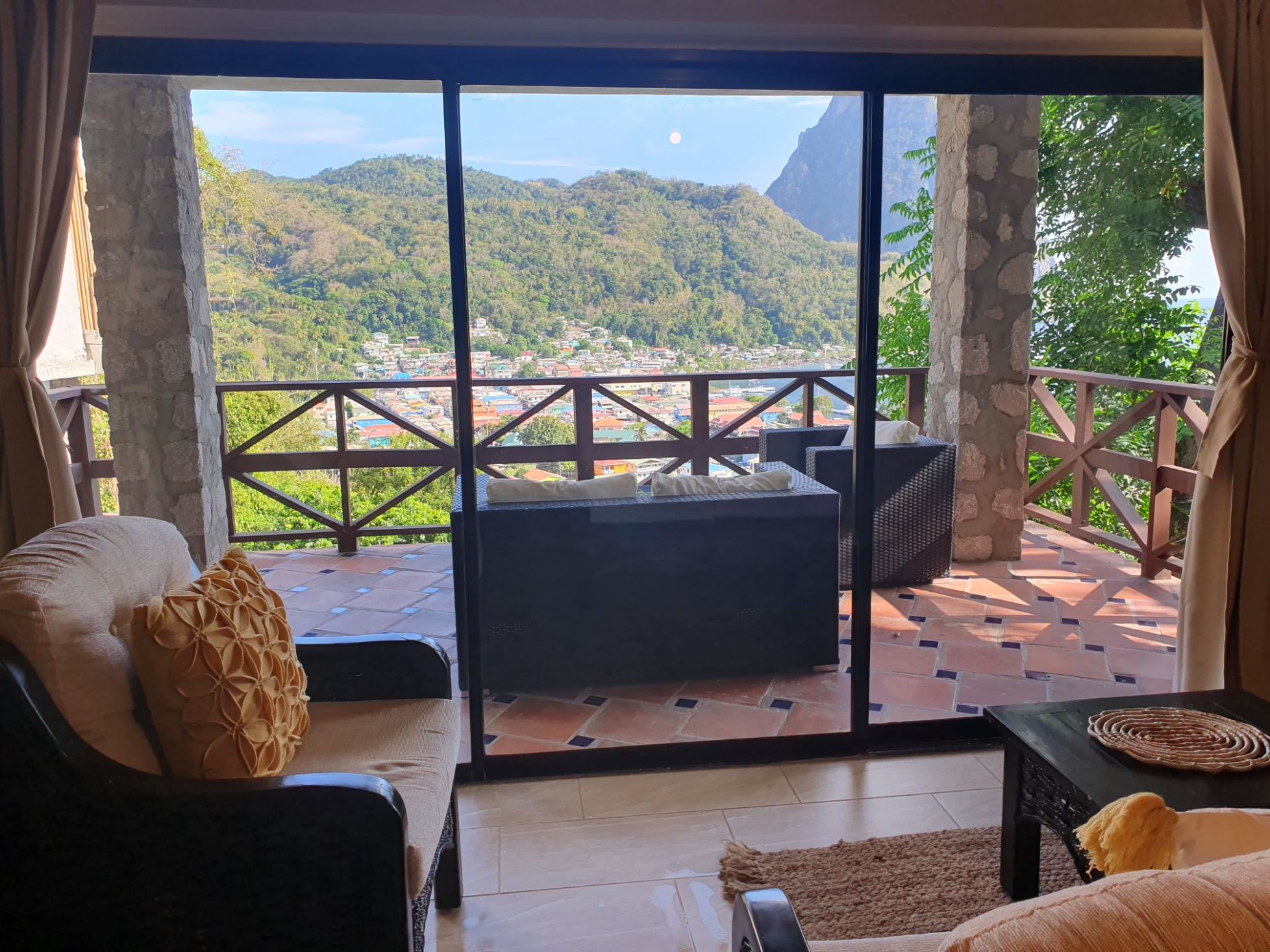Romantic suite at Green Fig Resort for a Saint Lucia honeymoon
